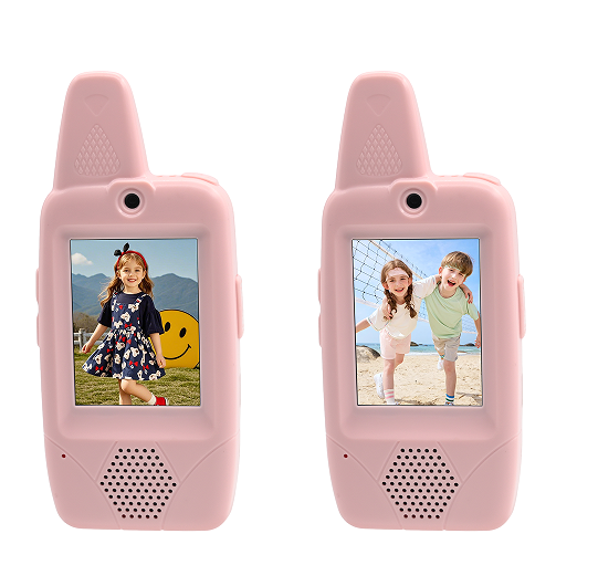 2.0 Inch Screen Magic Sound Video Walkie Talkies for Kids, 300M WiFi Kids Walkie Talkie Gift Toys, Portable Best Walkie Talkies for Kids Outdoor Play